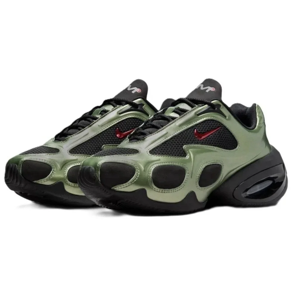 Women's Size 6.5 Nike Air Max Muse Sneakers Black/ Green FV1920-004 Custom